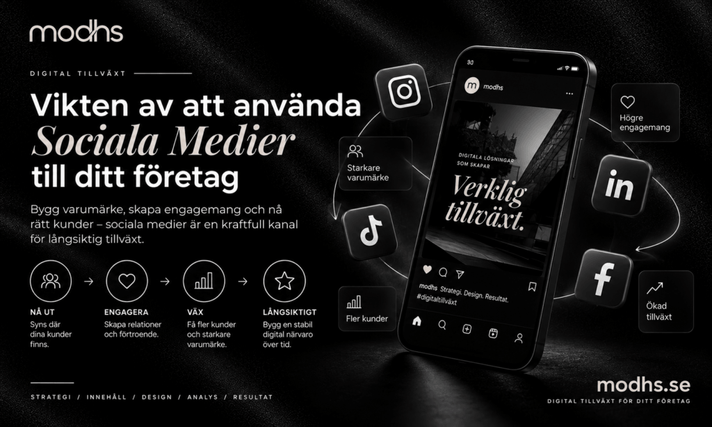 Vikten av att använda Sociala medier