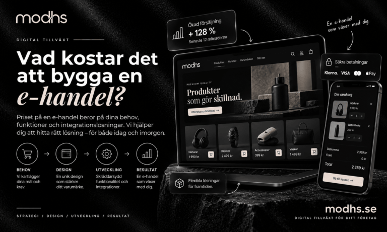 Vad kostar det att bygga en e-handel?